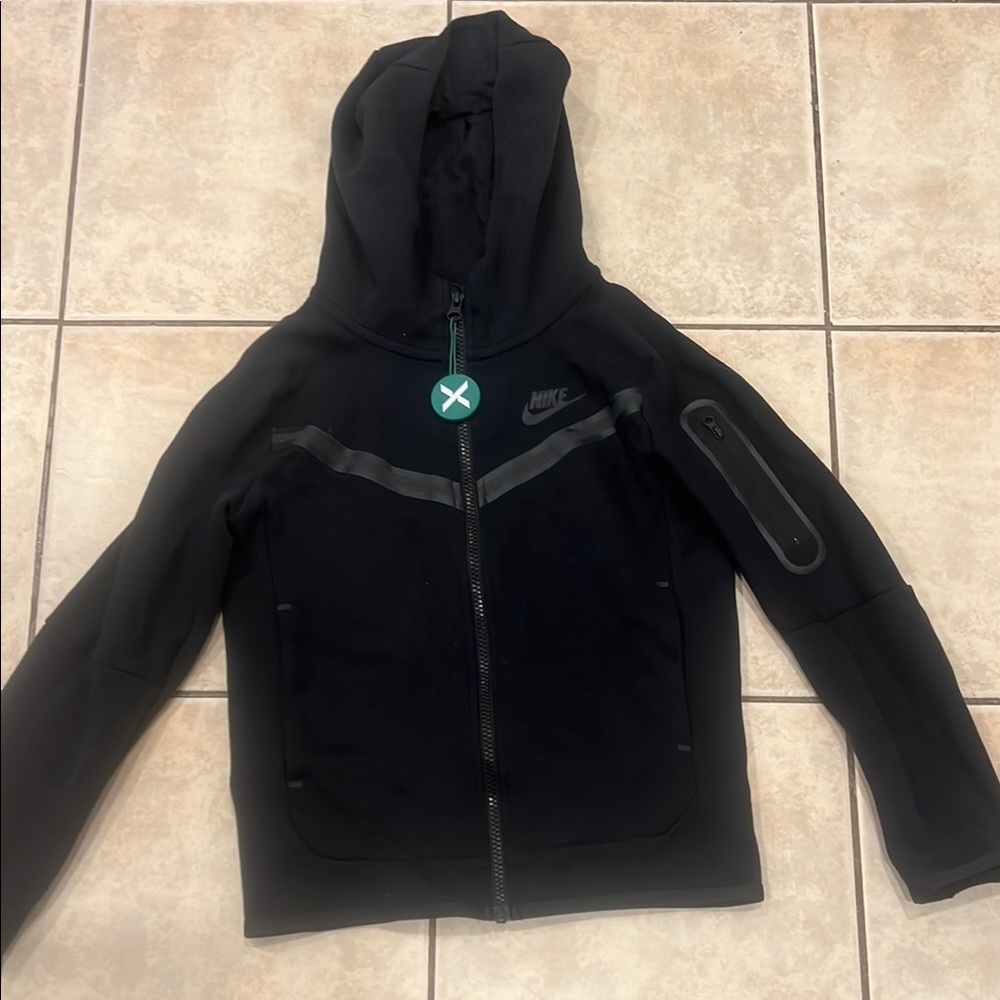 Nike Black Sweater with Plush Texture